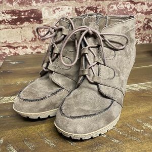 Maurices wedge Bootie